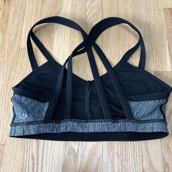 Lululemon Water Bound Bra Burlap Texture Black Dune / Black - Size 4 - Picture 3 of 9